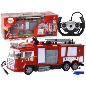 Duża Zdalnie Sterowana Straż Pożarna R/C Funkcja Z