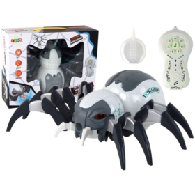 Duży Pająk Zdalnie Sterowany RC Na Baterie Biało-S