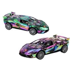 Autko Sportowe Światła Dźwięki Kolorowe Kameleon