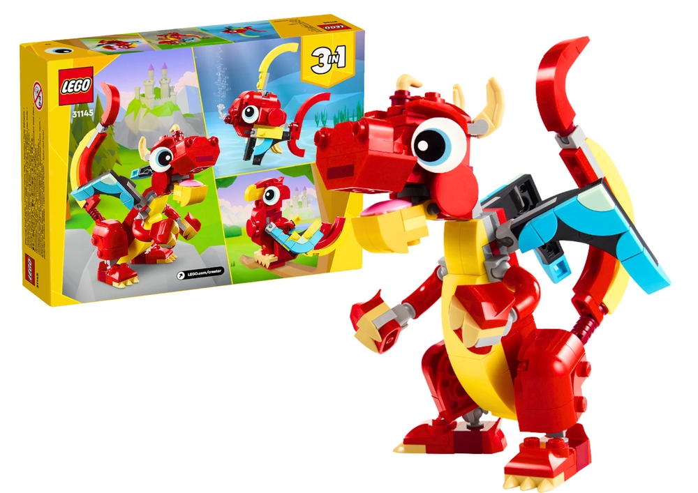 31145 LEGO CREATOR CZERWONY SMOK