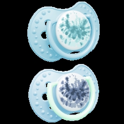 LOVI SMOCZEK SILIKONOWY 0-3M TIE DYE BLUE 22/917