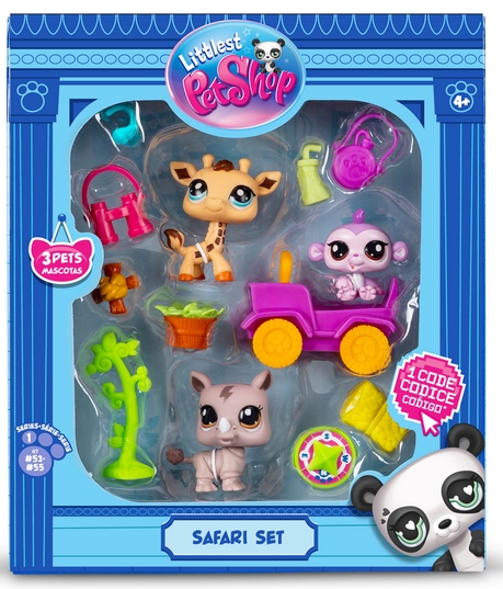 LITTLEST PET SHOP ZESTAW SAFARI