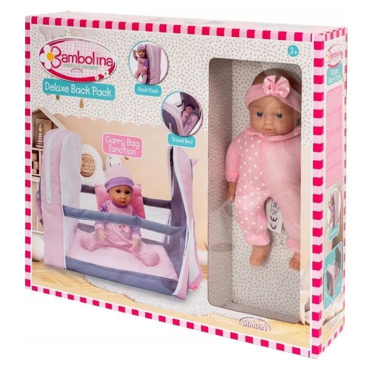 *****Lala z plecak.i łóżeczk.SmilyPl BD2117 89161