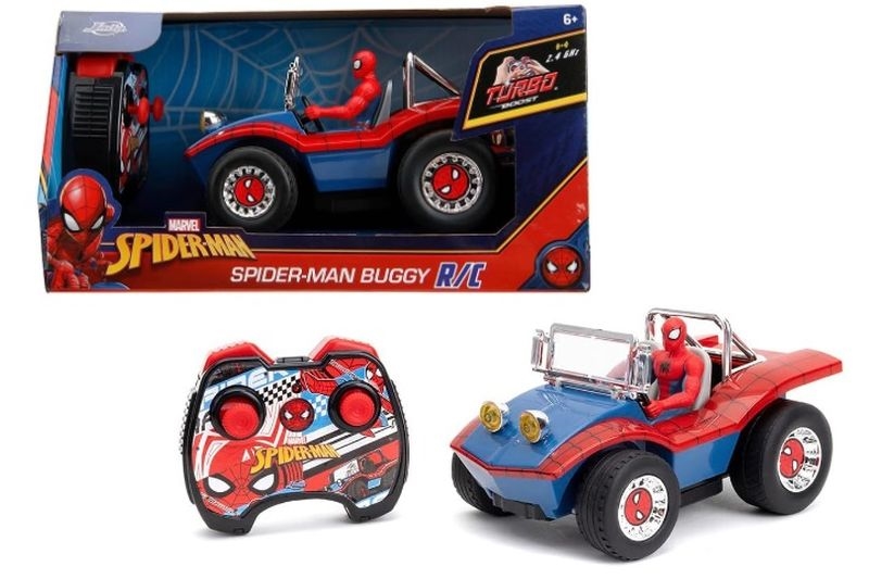 *****JADA Spiderman RC Buggy 1:24+figurka 322-3025