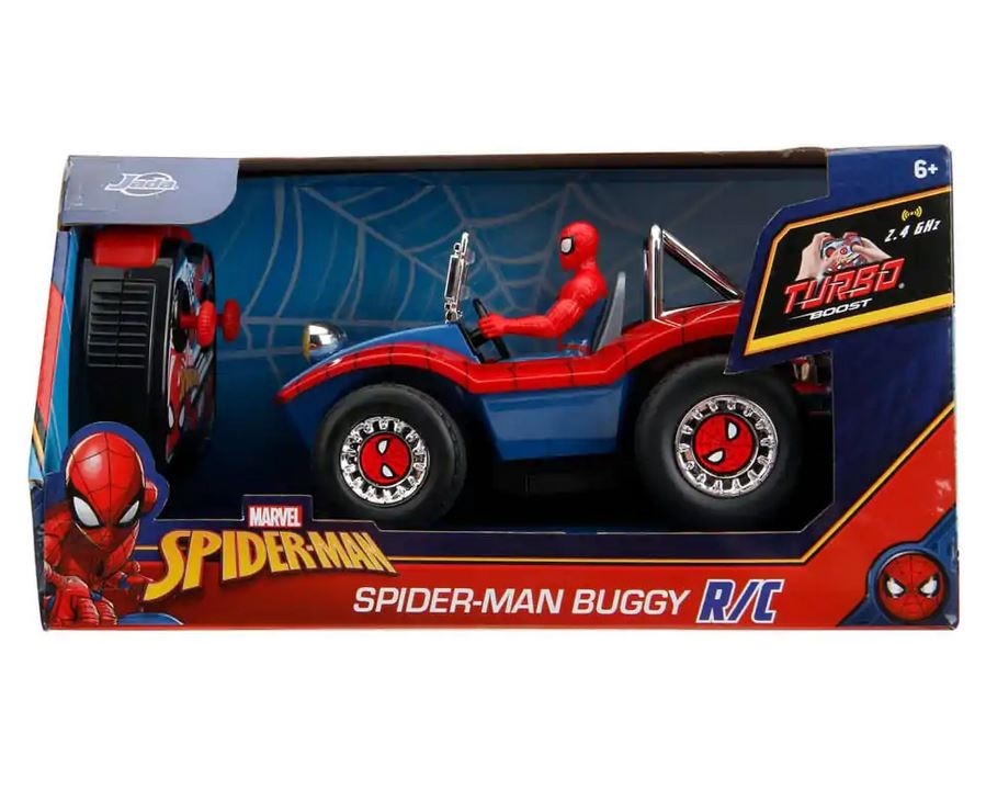*****JADA Spiderman RC Buggy 1:24+figurka 322-3025