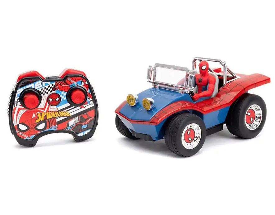 *****JADA Spiderman RC Buggy 1:24+figurka 322-3025