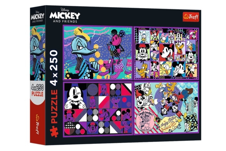 TREFL PUZZLE MYSZKA MIKI 4X250
