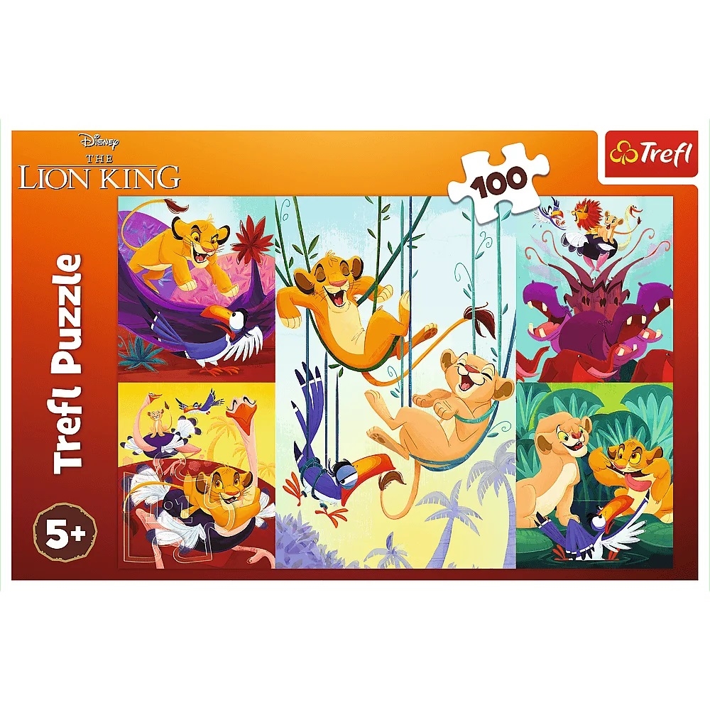 TREFL PUZZLE 100 EL KRÓL LEW