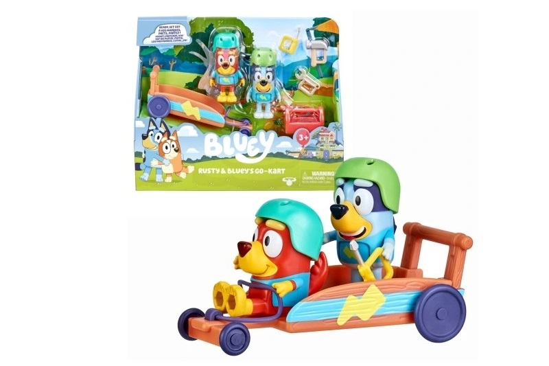 BLUEY_ZEST_GO KART POJAZD I FIGURKA