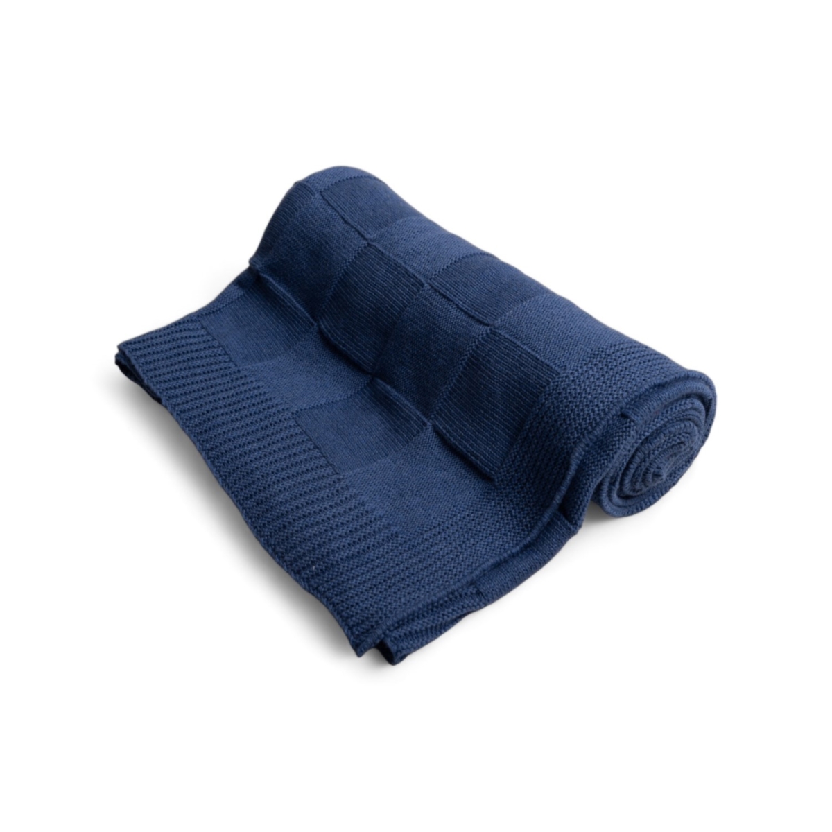 BABY MATEX KOCYK SQUARE CHECKS Z BAWEŁNY 80X100