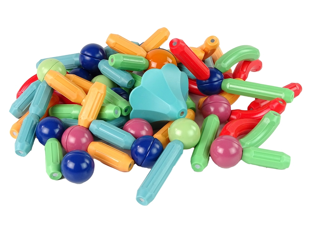 Magnetyczne Klocki Konstrukcyjne Plastikowe 78 Ele