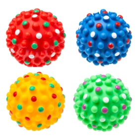 Piłka wzmocniona piszcząca 11,2cm 214 72145