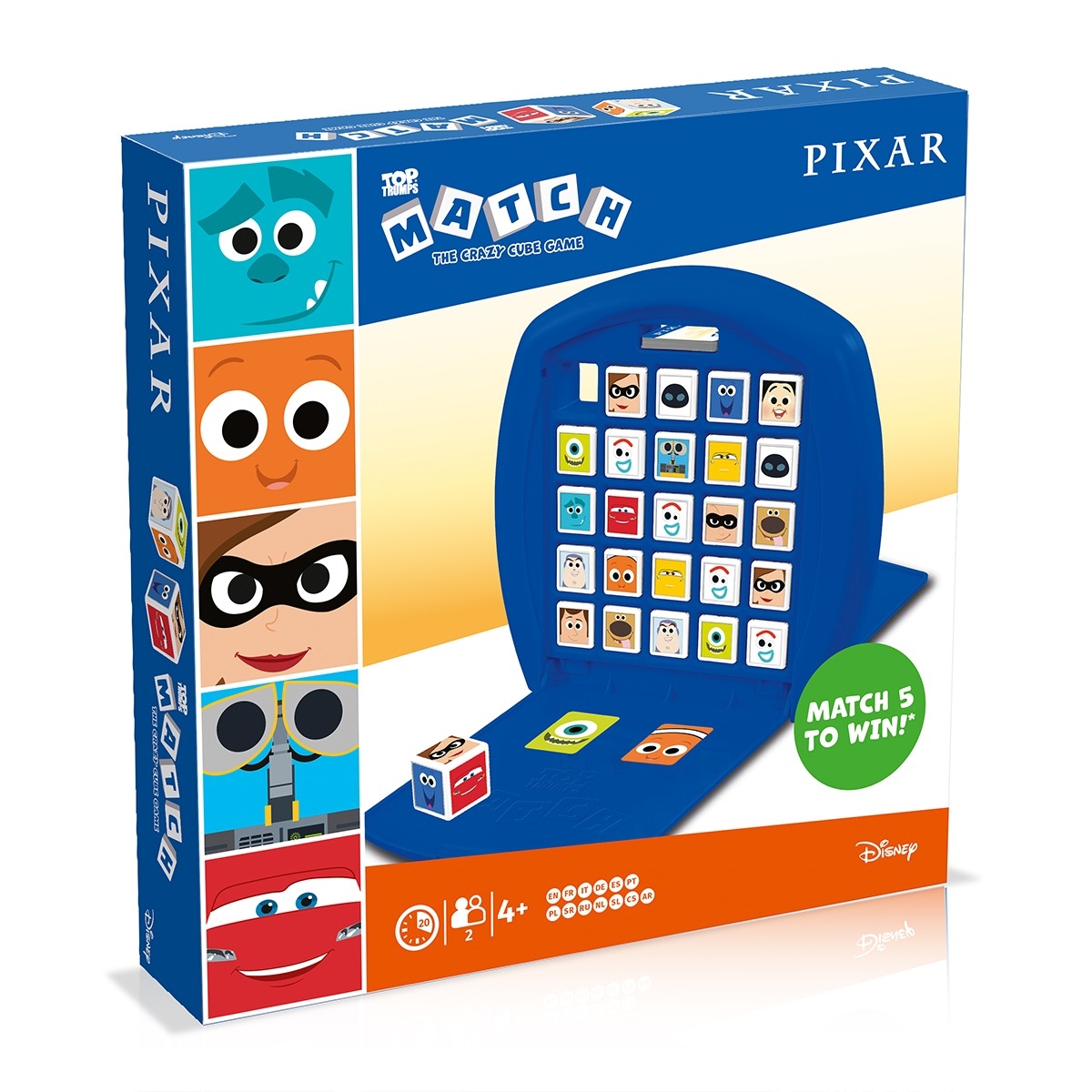 *****MATCH TOP Trumps Pixar gra logiczna WM01166