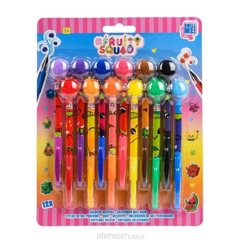 FRUITYSQUAD pachn.dług.żelowe/pompon 12sz FS60384