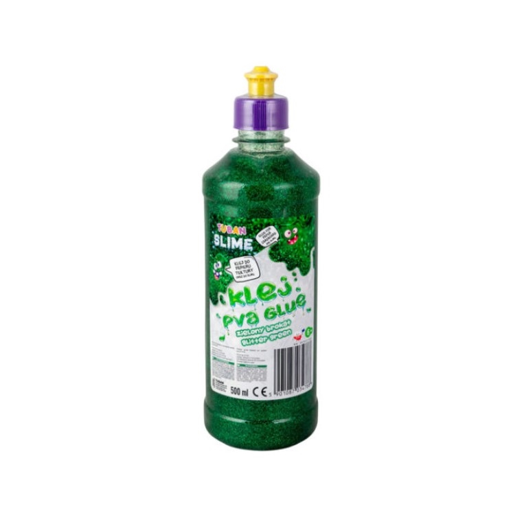 TUBAN klej brokat 500ml zielony TU3478 34788
