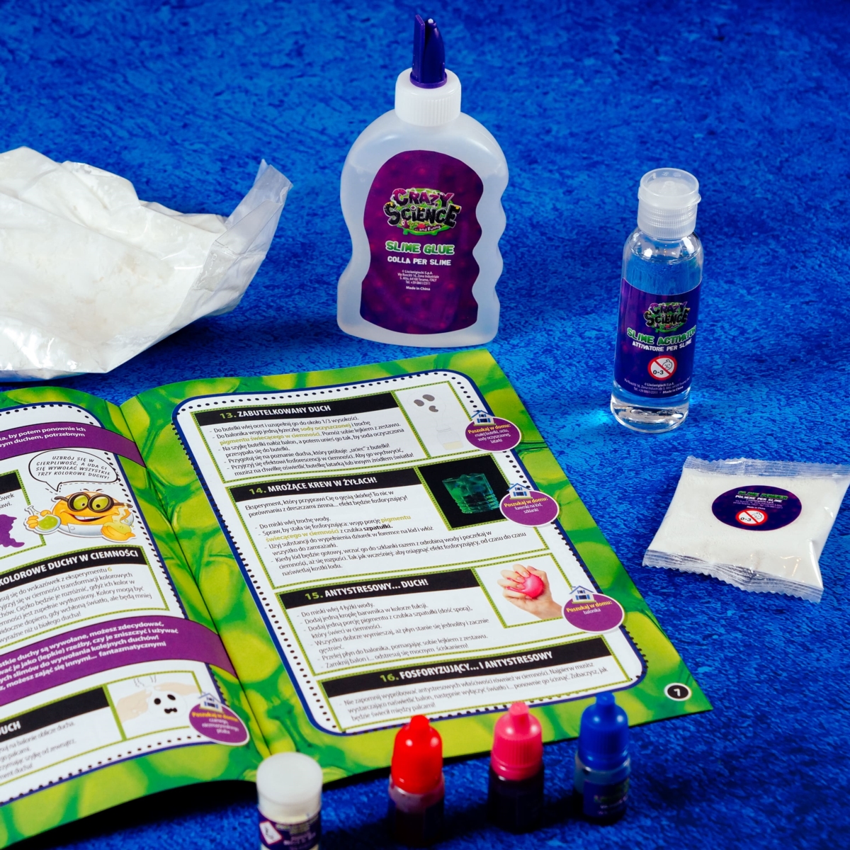 Lisciani Crazy Science Slime w ciemn.PL89239