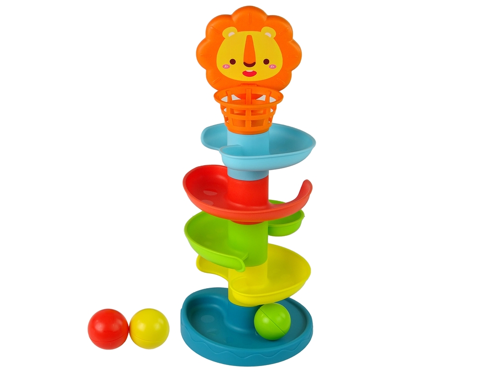 Sorter Edukacyjna Zjeżdżalnia Piłeczek 5 Poziomów
