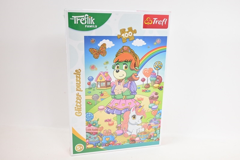 PUZZLE 100 Glitter Brokatowe Trefliki 14833