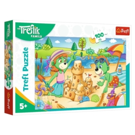 Puzzle - 100 - Dzień Treflików - KAZSTUDIO SA Rodz