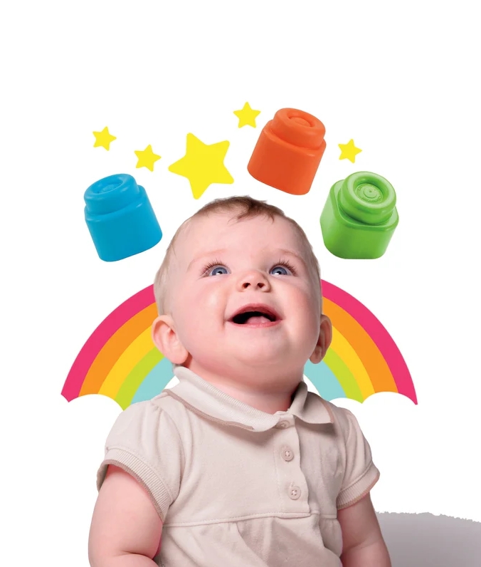 CLE BABY Clemmy woreczek z 40 klockami 17878