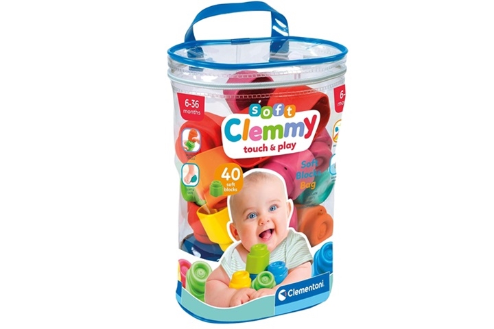 CLE BABY Clemmy woreczek z 40 klockami 17878