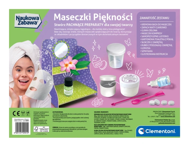 CLE Naukowa zabawa Maseczki piękności 50901