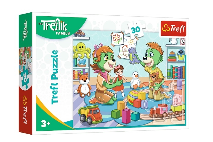 PUZZLE 30 Radosna Rodzina Treflików 18303