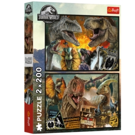 PUZZLE 2x200 Prehistoryczny świat/Universal 13316