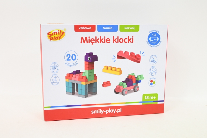 SMILY PLAY MIĘKKIE KLOCKI 20EL