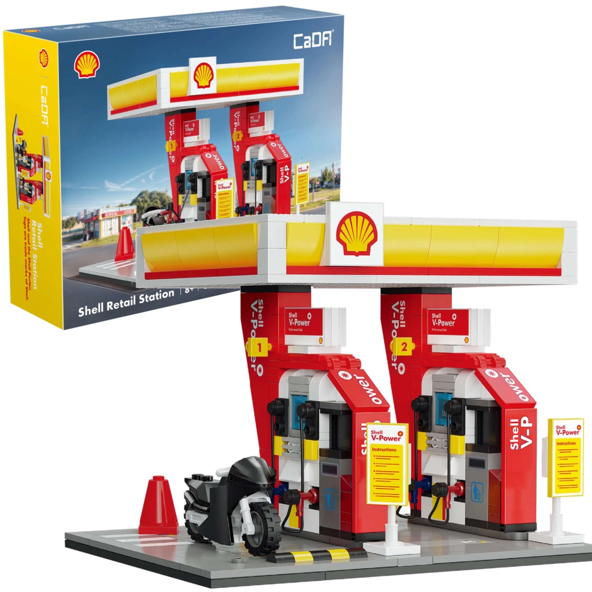 Cada klocki stacja paliw Shell C66028W 30246