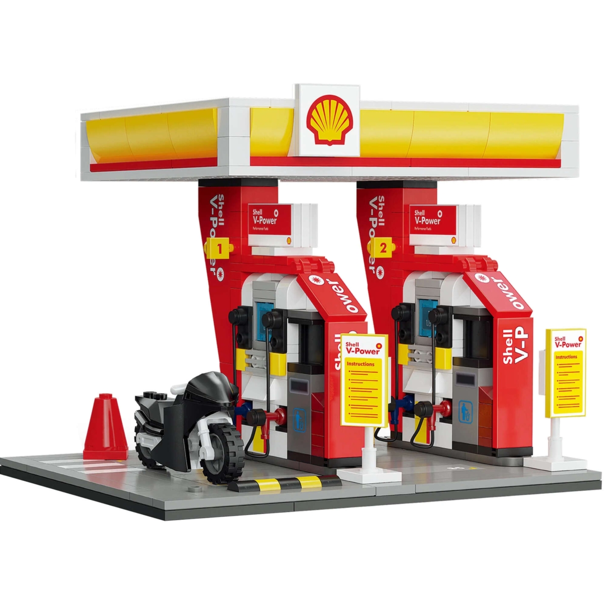 Cada klocki stacja paliw Shell C66028W 30246