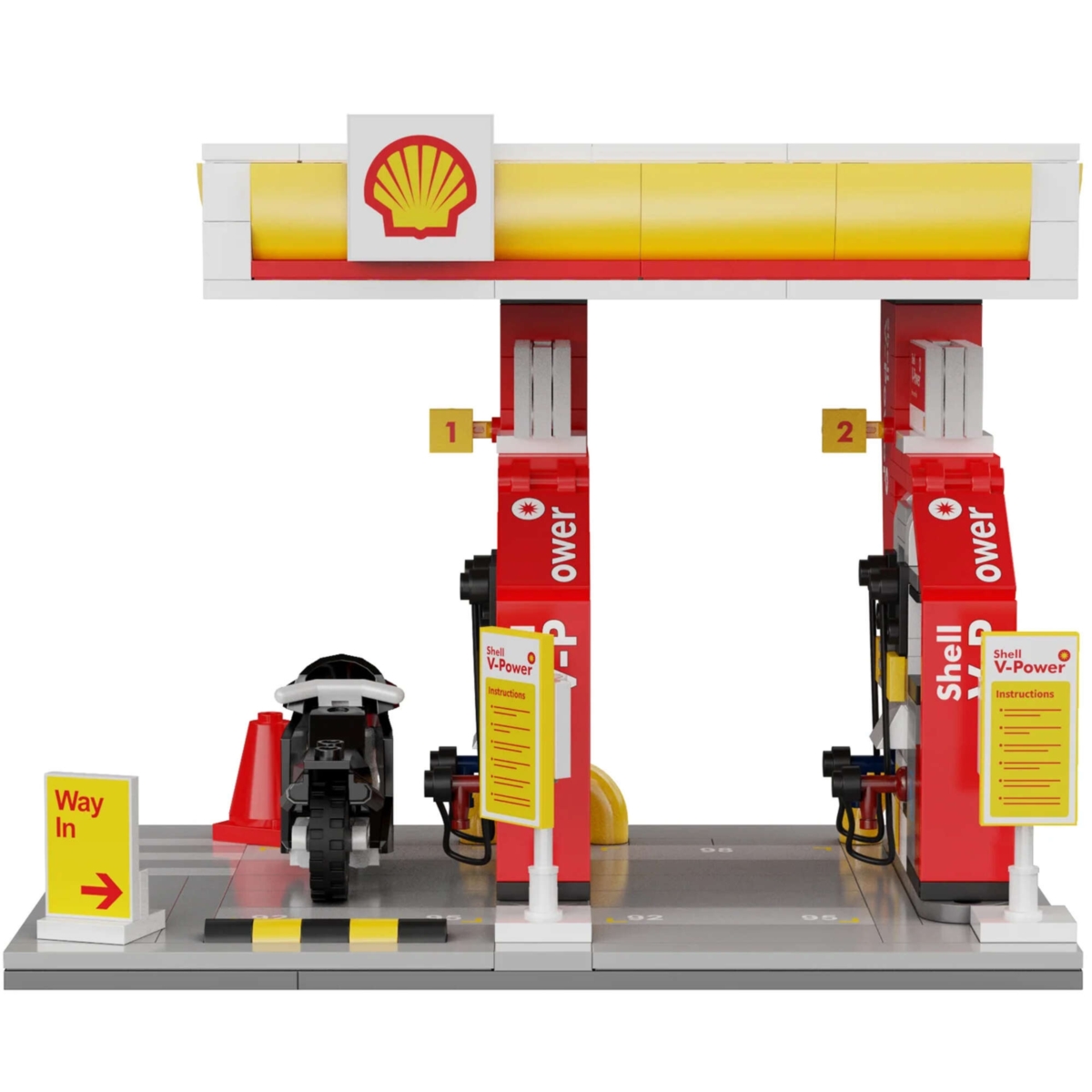 Cada klocki stacja paliw Shell C66028W 30246