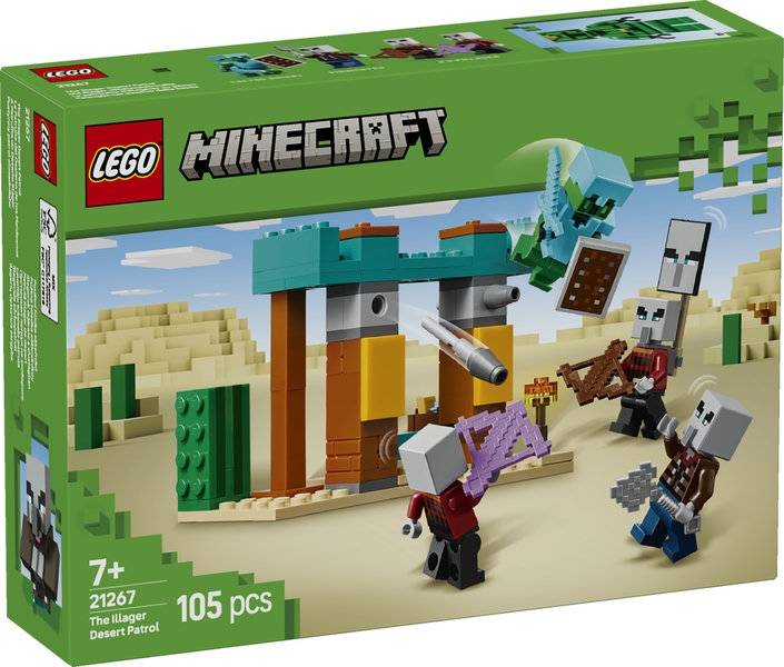 21267 LEGO MINECRAFT PUSTYNNY PATROL ZŁOSADNIKÓW