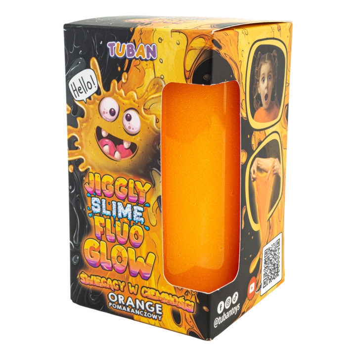 TUBAN JigglySlime FluoGlow pomarańcz.TU3822 38229