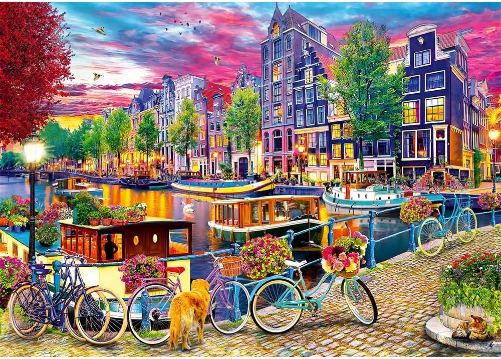 PUZZLE 2x500 Europejskie stolice 37496