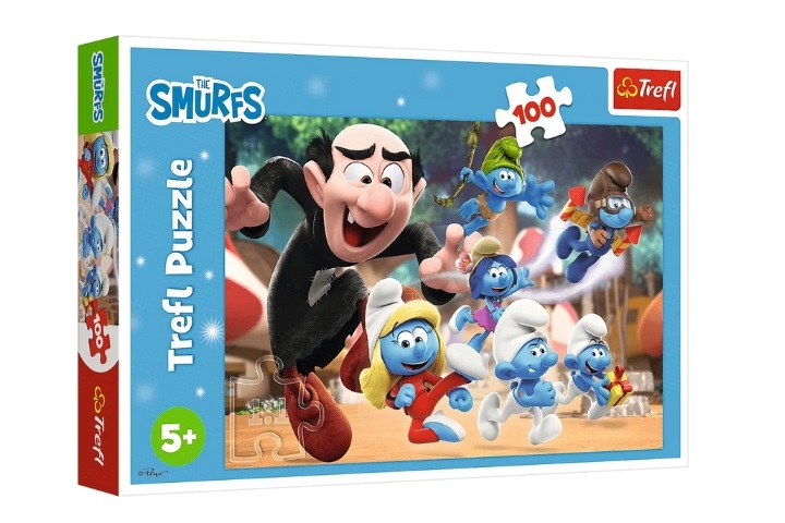 Puzzle - 100 - Nauki Papy Smerfa The Smurfs 16481