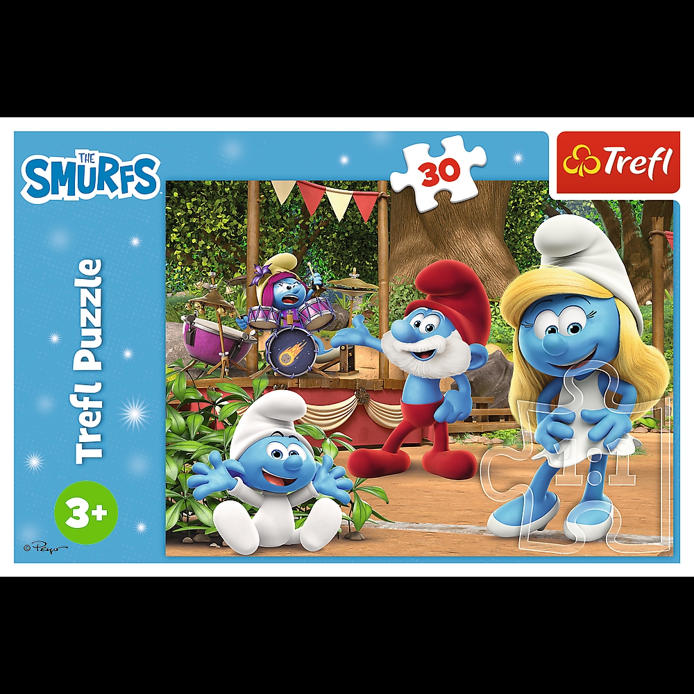 PUZZLE 30 Smerfetka i Smerfy 18312