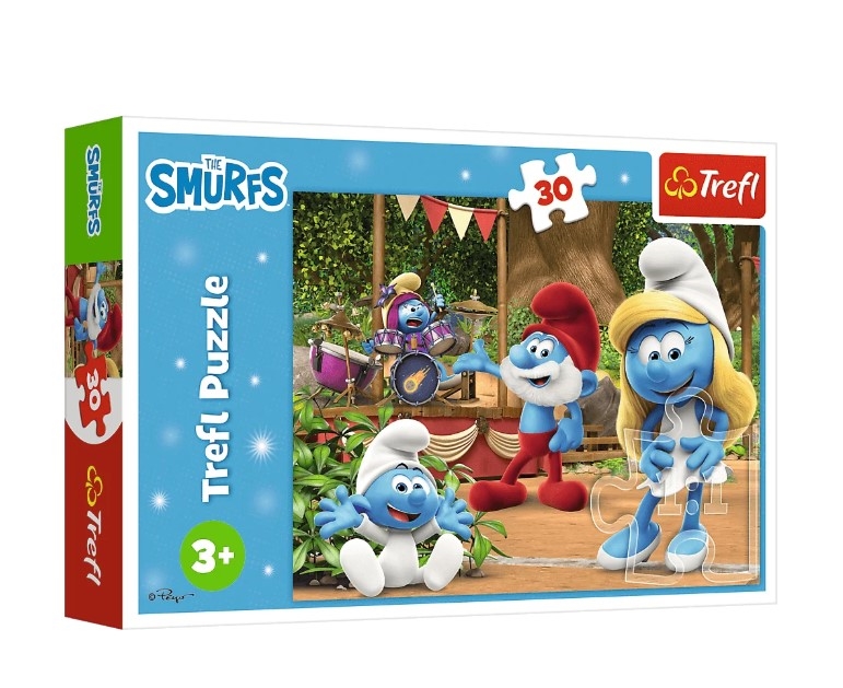 PUZZLE 30 Smerfetka i Smerfy 18312