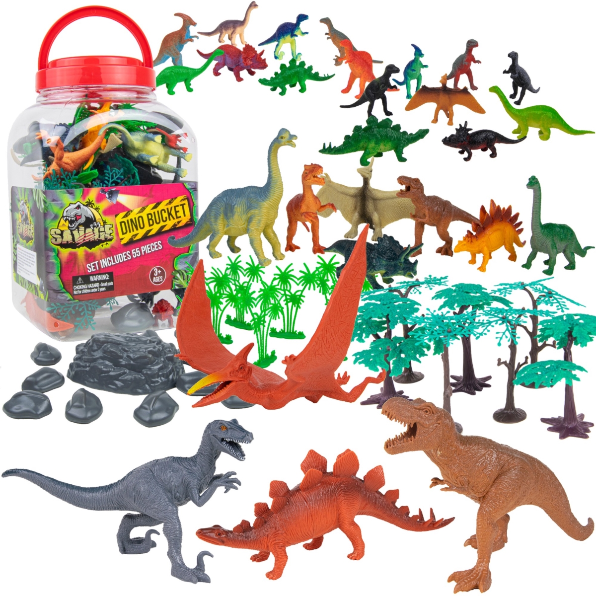 *****Boley Dinozaury zest.55el w pojem.76094 60946