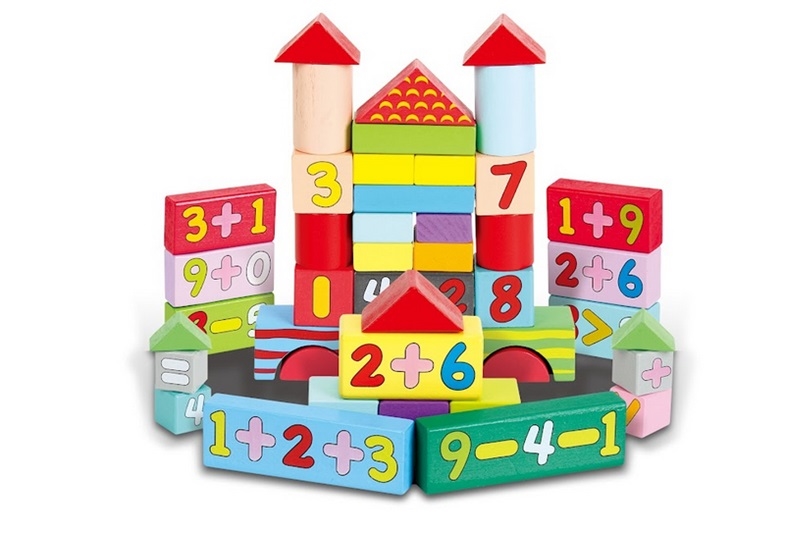 Klocki drewniane Smily Play SPW84941 49412