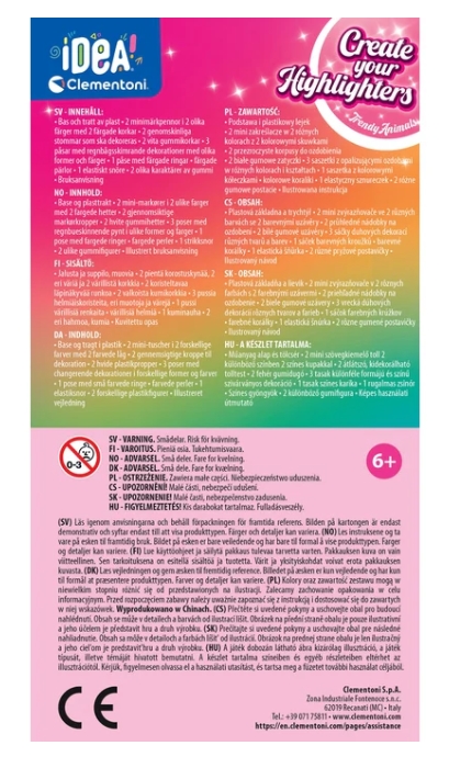 CLE IDEA Mini fabryka markerów Mag.zwierzęta 18167