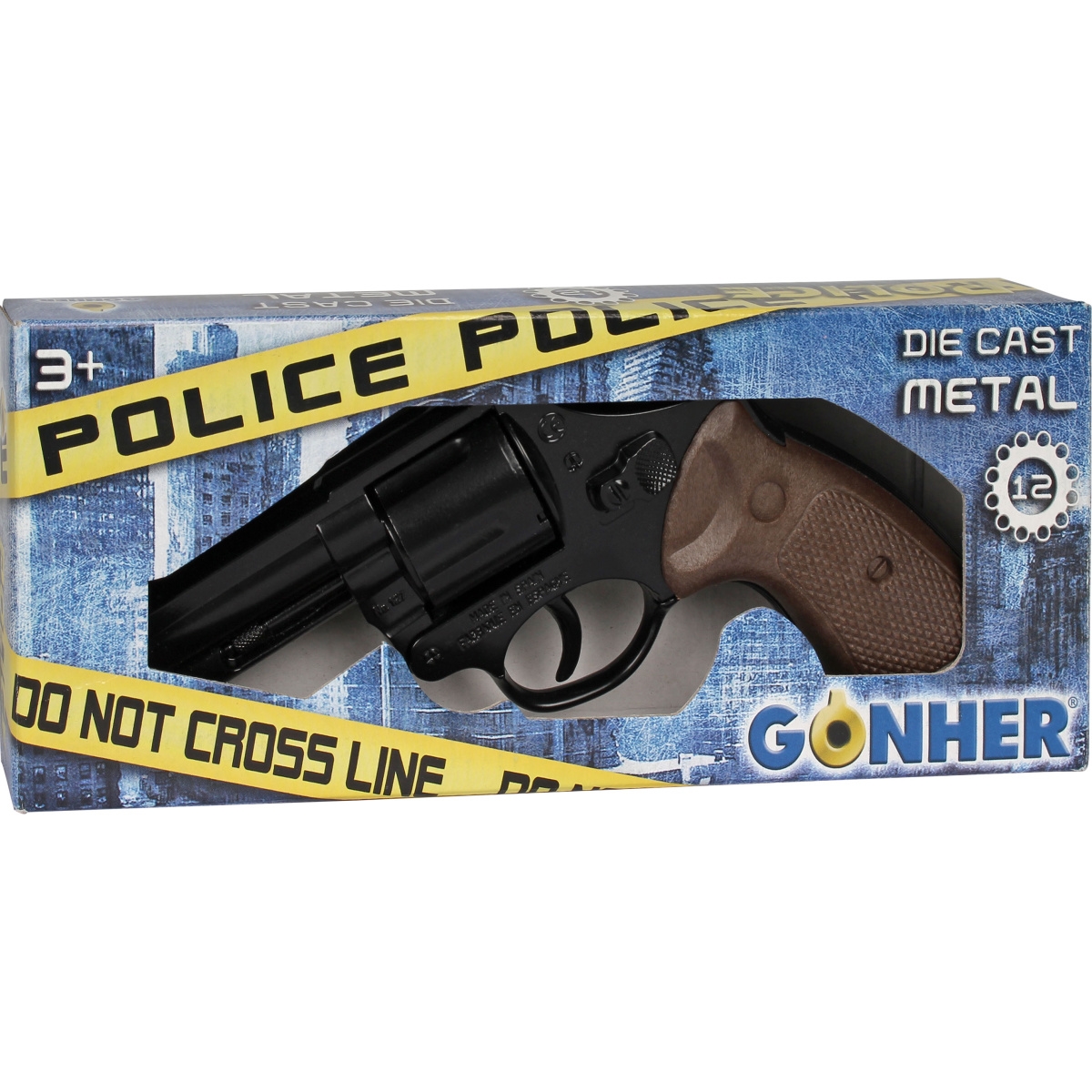 GONHER rewolwer metal policjanta 12nab 127/6 12762