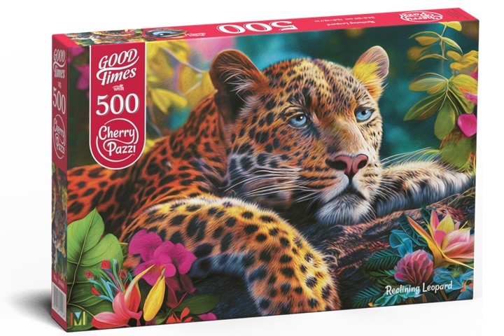 Puzzle 500 Cherrypazzi RecliningLeopard 20166
