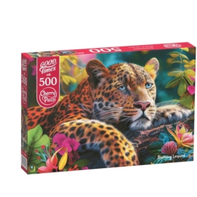 Puzzle 500 Cherrypazzi RecliningLeopard 20166