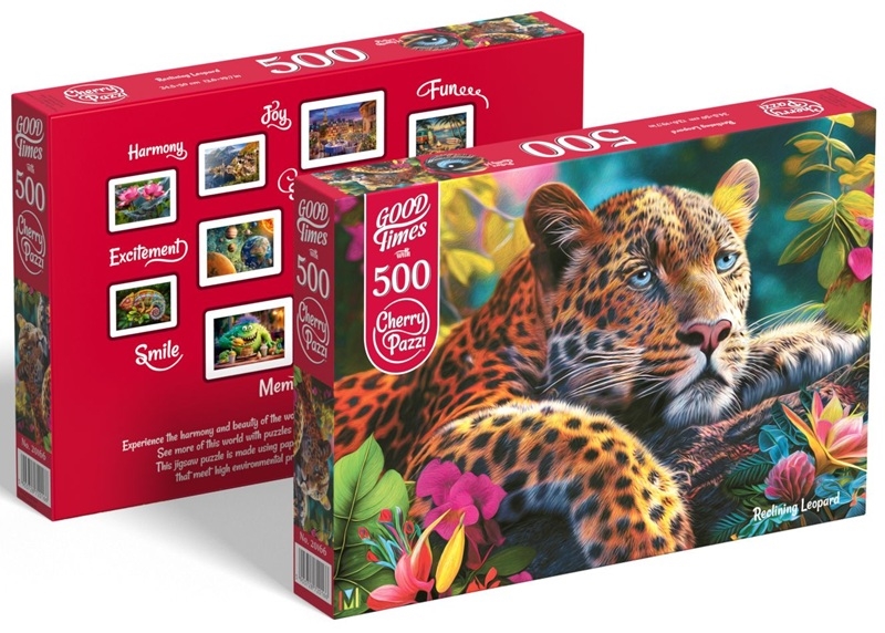 Puzzle 500 Cherrypazzi RecliningLeopard 20166