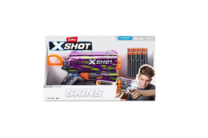 ZURU X-SHOT SkinsFlux wyrzutnia 36516J