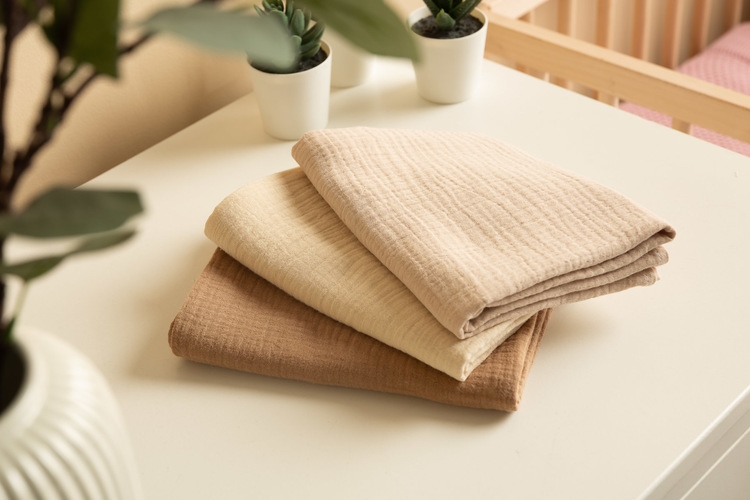 SENSILLO PIELUCHA MUŚLINOWA BRĄZOWA 3 SZT