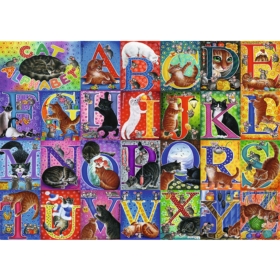 PUZZLE 500 Koci alfabet 37527