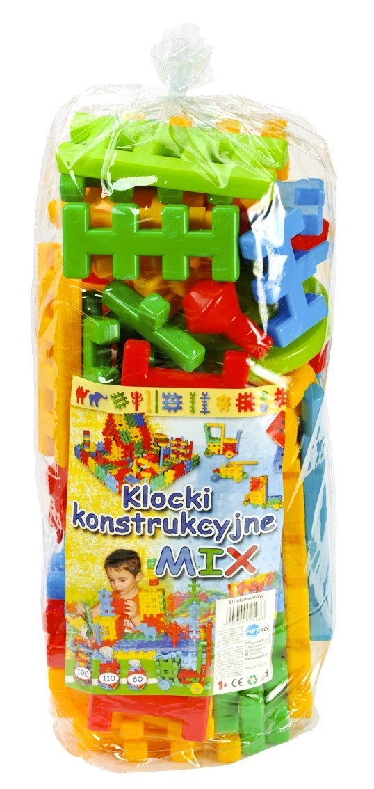 Klocki konstrukcyjne mix 80 25937