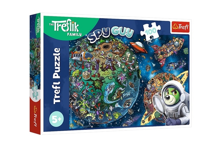 Puzzle 100 Wspaniała Rodzina Treflików 16496